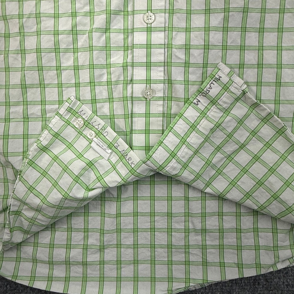 Cinch Shirt Mens Medium‎ Green Plaid Long Sleeve Button Down Western - Picture 10 of 12